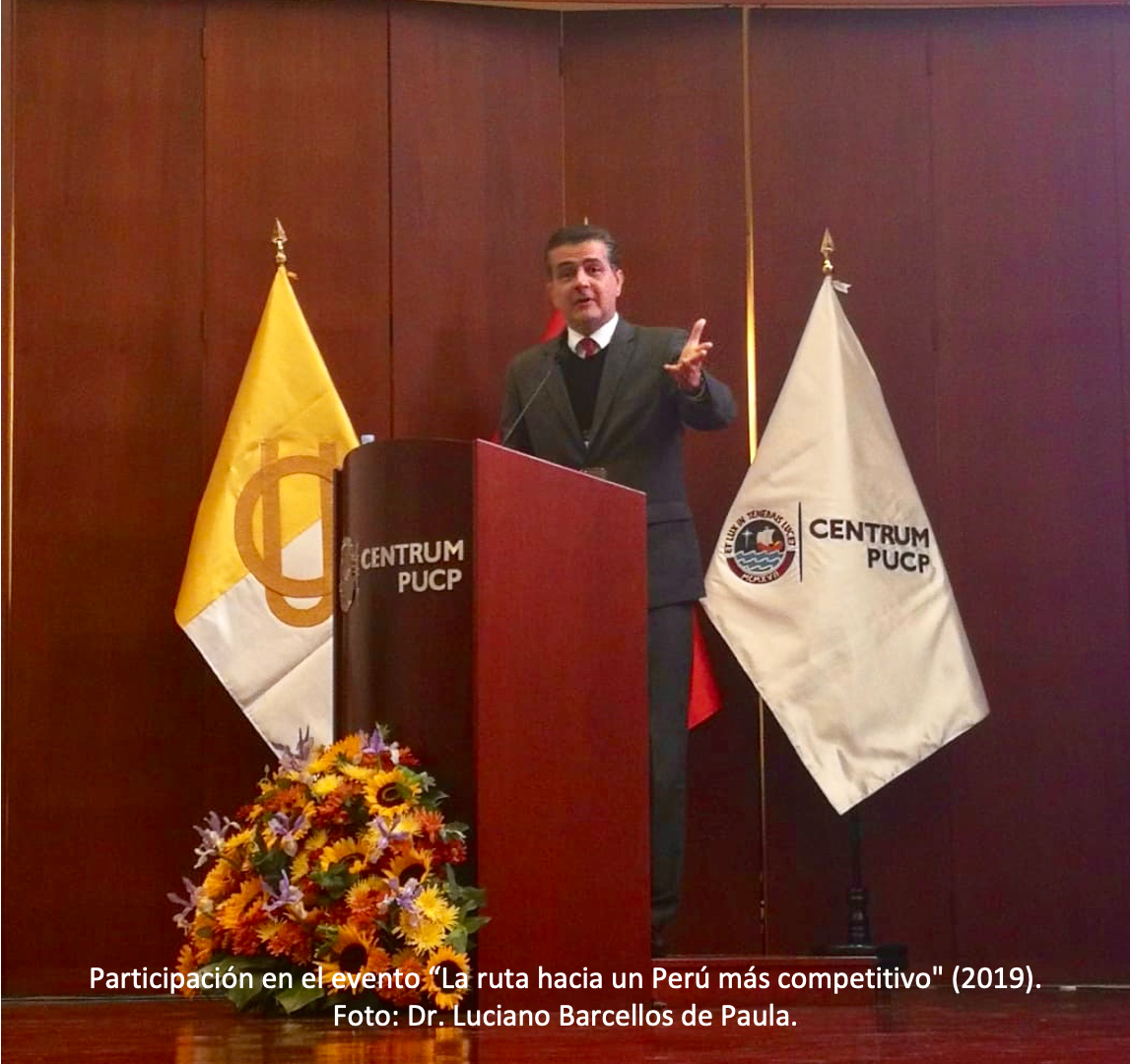 Participación en el evento “La ruta hacia un Perú más competitivo” (2019)
