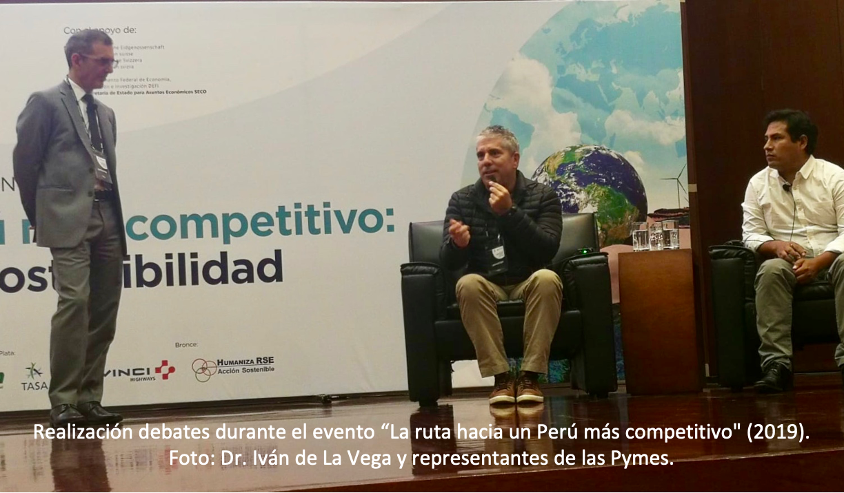 Realización debates durante el evento “La ruta hacia un Perú más competitivo” (2019)