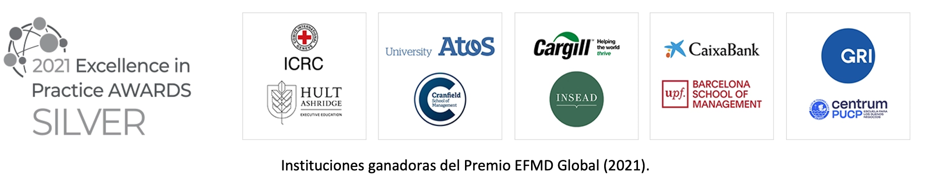 Instituciones ganadoras del Premio EFMD Global (2021).